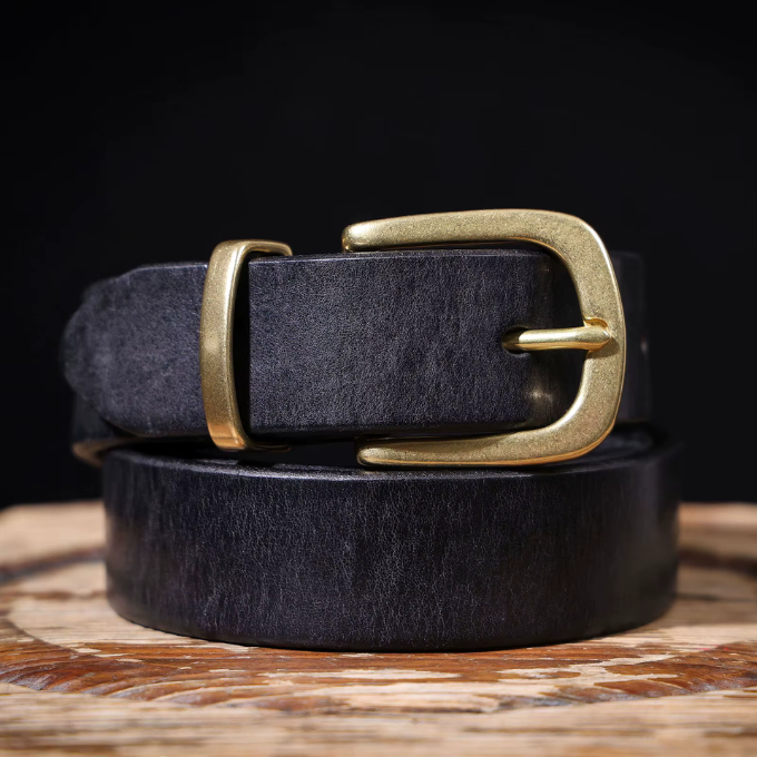 Harlan full grain leather belt for an elegant and durable look