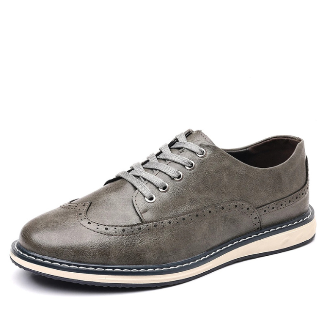 Der Brogue Ægte Lædersneaker – Stilfuld og Komfortabel