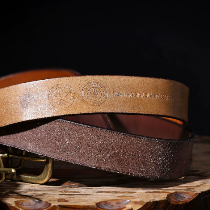 Harlan full grain leather belt for an elegant and durable look