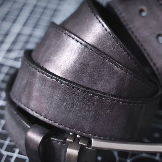 Full-grain leather belt from Buckhorn for an elegant and durable look