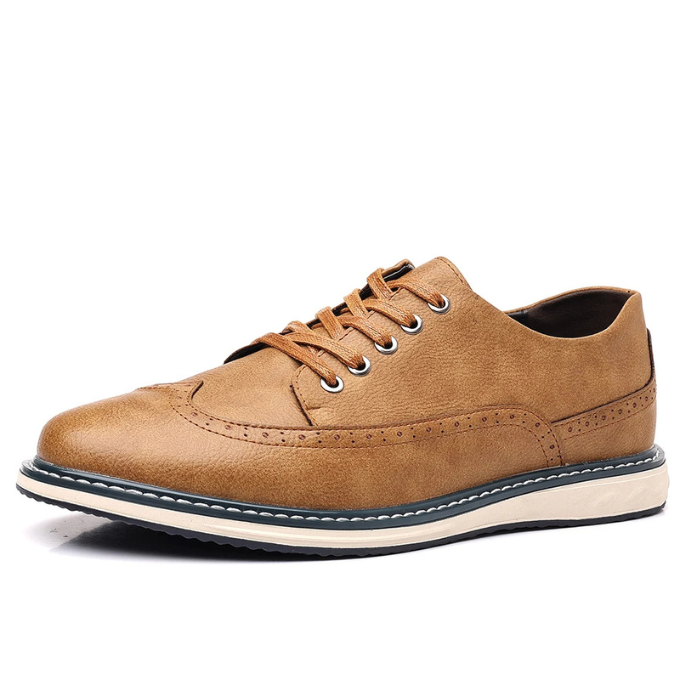 Der Brogue Ægte Lædersneaker – Stilfuld og Komfortabel