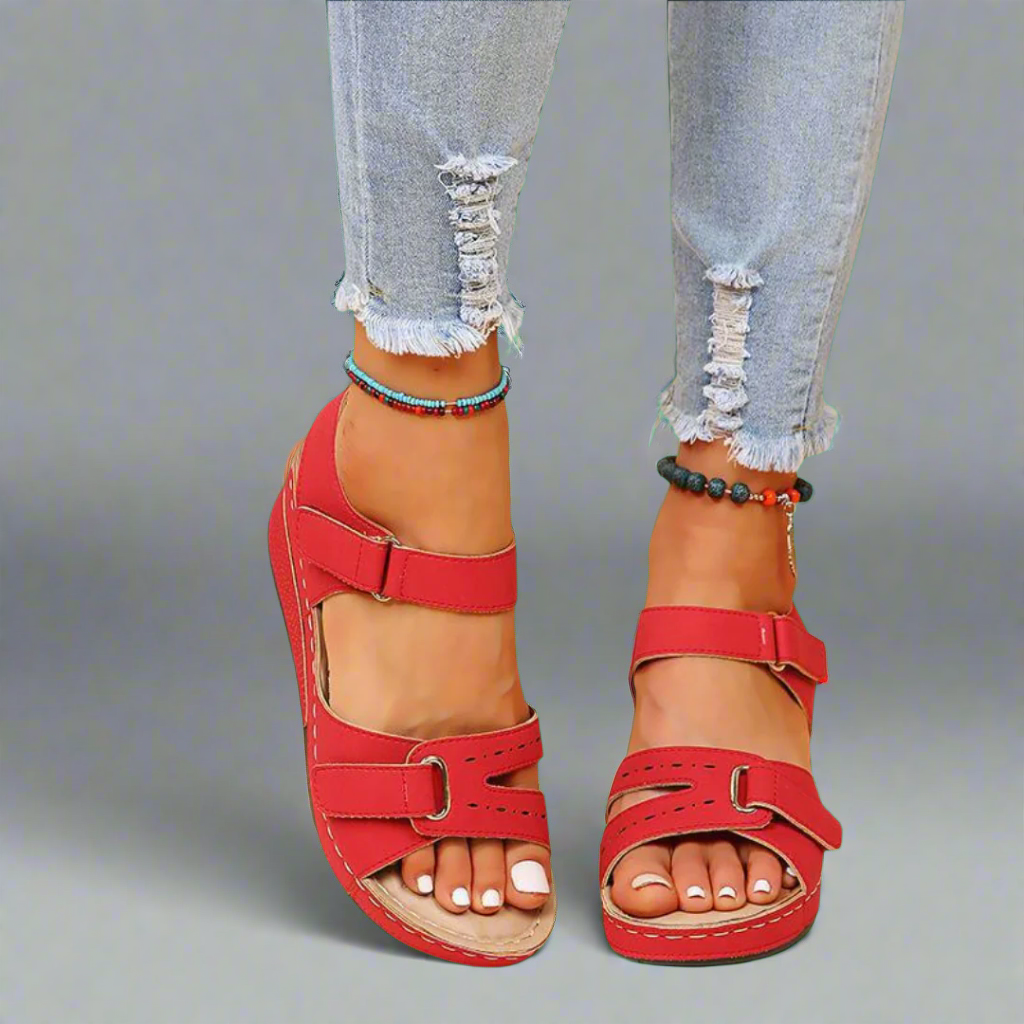 Gudula | Elegant Orthopedic Sandals in Soft Material