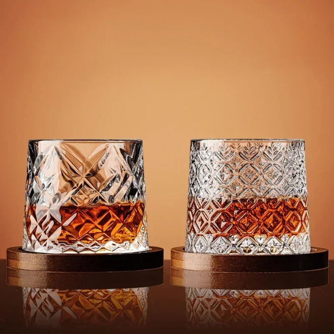 Stylish men's whiskey glass