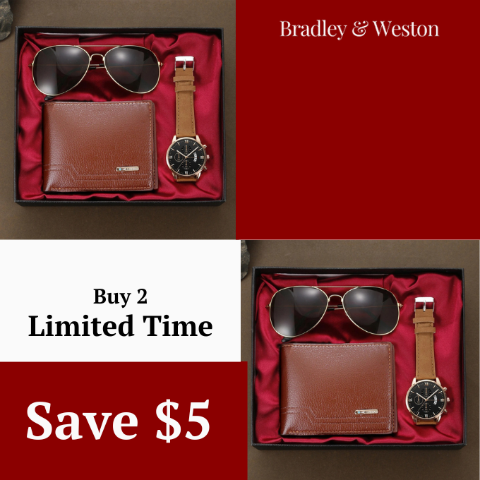 Exclusive 3-in-1 gift box for men