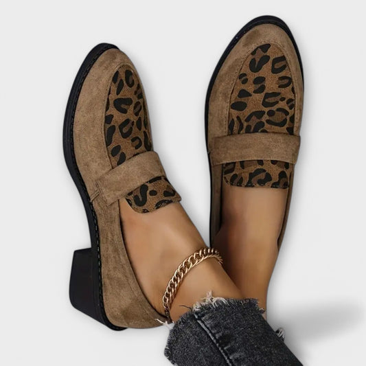 Karla | Elegant Women's Boots with Leopard Print