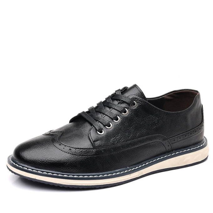 Der Brogue Ægte Lædersneaker – Stilfuld og Komfortabel