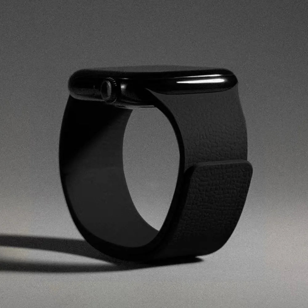 Elegant Nero armbånd i ægte læder