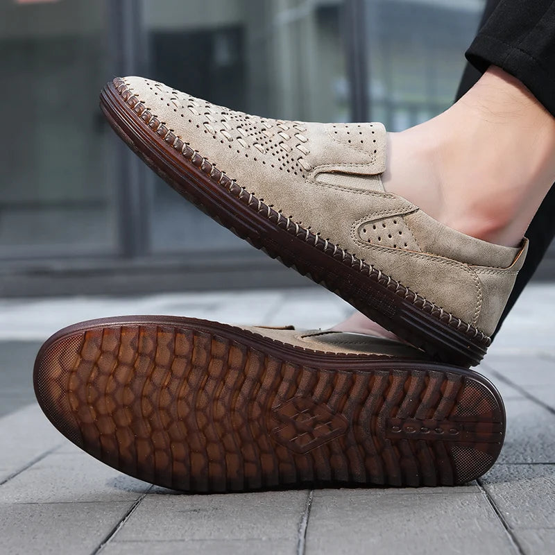 Carter James Premium Ægte Læder Loafer til Elegant Komfort