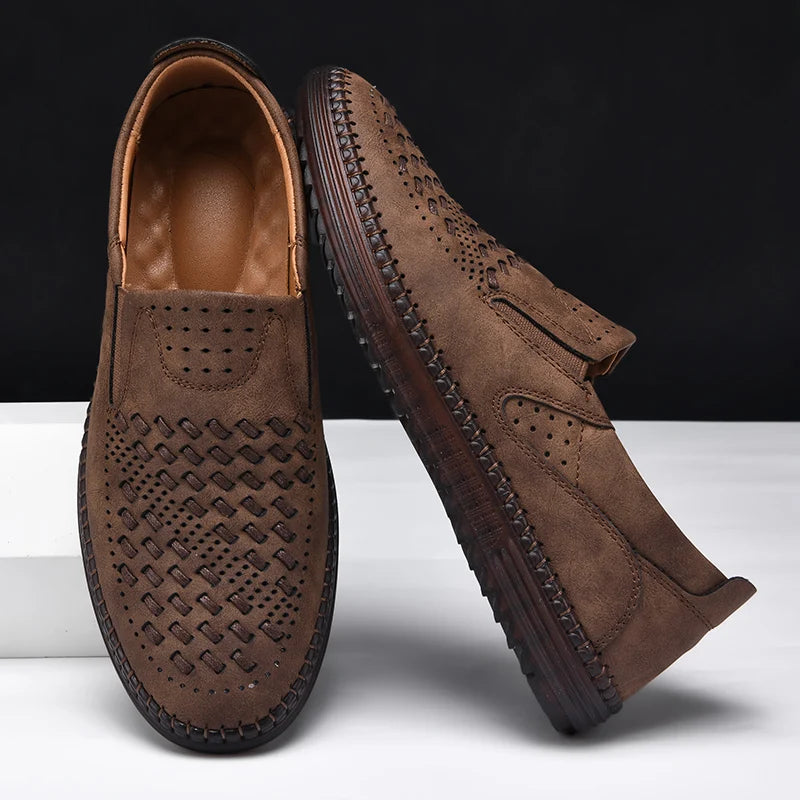 Carter James Premium Ægte Læder Loafer til Elegant Komfort