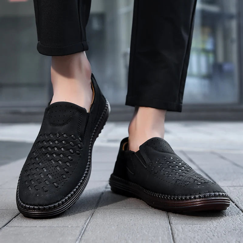 Carter James Premium Ægte Læder Loafer til Elegant Komfort