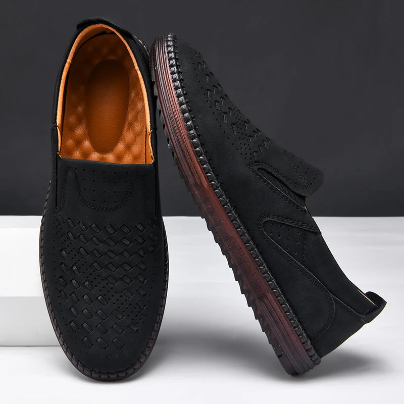 Carter James Premium Ægte Læder Loafer til Elegant Komfort