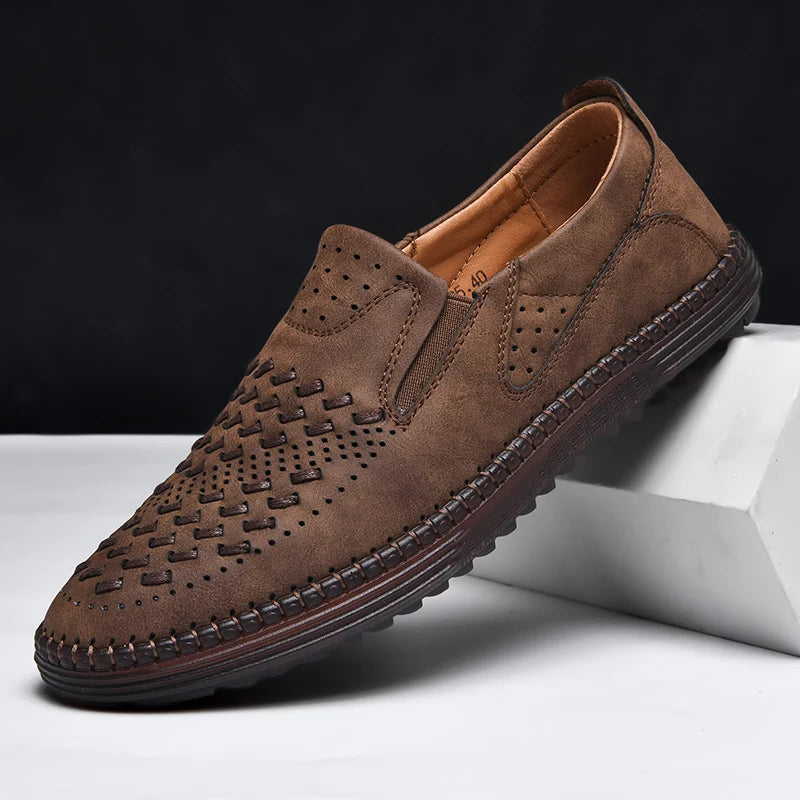 Carter James Premium Ægte Læder Loafer til Elegant Komfort