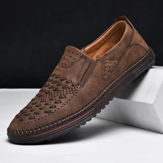 Carter James Premium Ægte Læder Loafer til Elegant Komfort