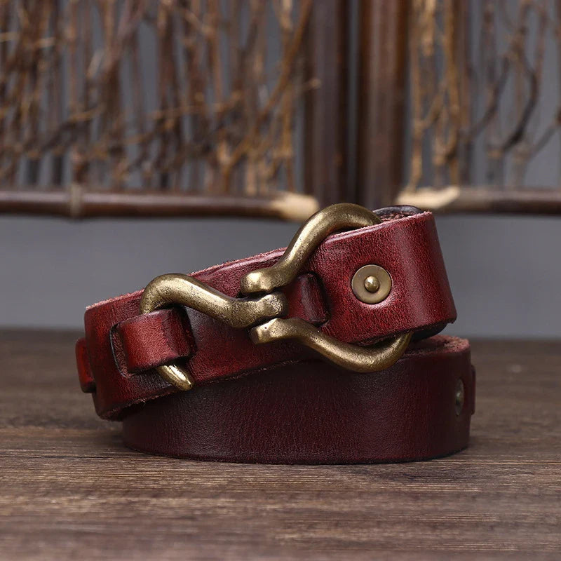 Heritage Bælte med Elegant Spænde