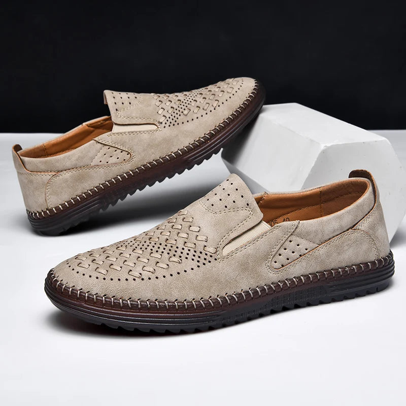 Carter James Premium Ægte Læder Loafer til Elegant Komfort