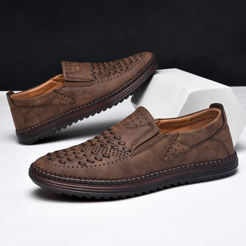 Carter James Premium Ægte Læder Loafer til Elegant Komfort