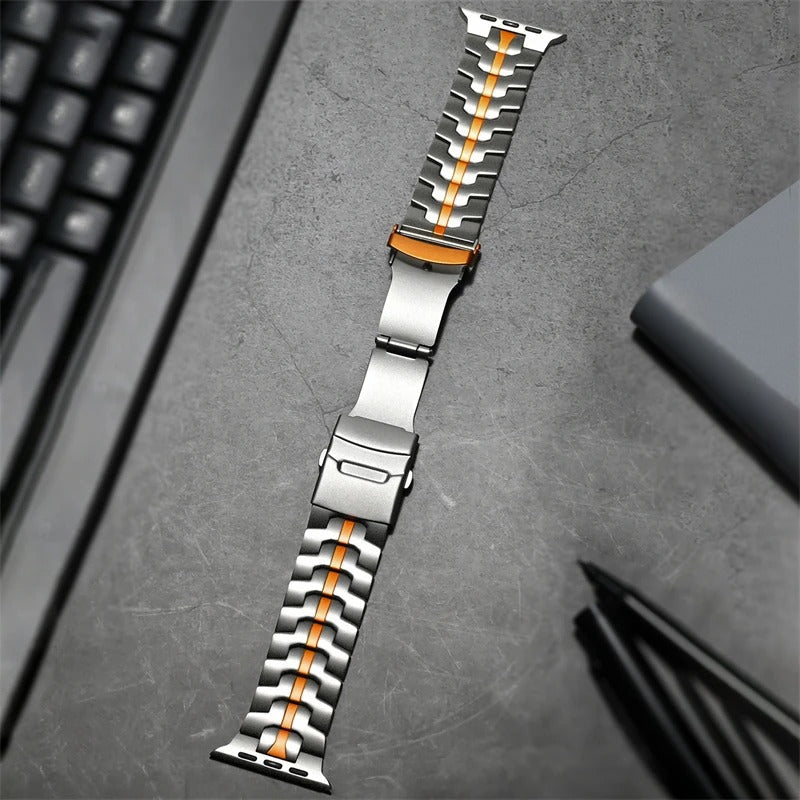 TITAN LINK - Strap for Apple Watch, durable and stylish bracelet