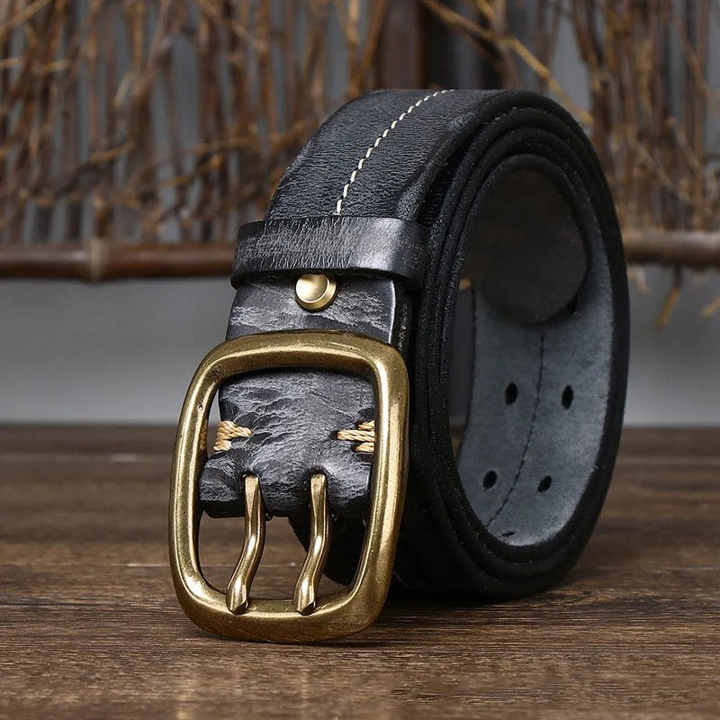 Rebel with the Outrider meat suede belt for a bold style