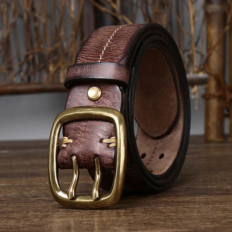 Rebel with the Outrider meat suede belt for a bold style