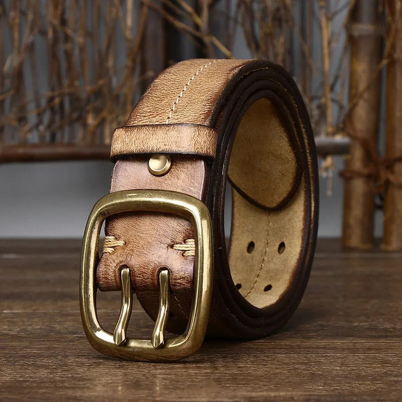 Rebel with the Outrider meat suede belt for a bold style