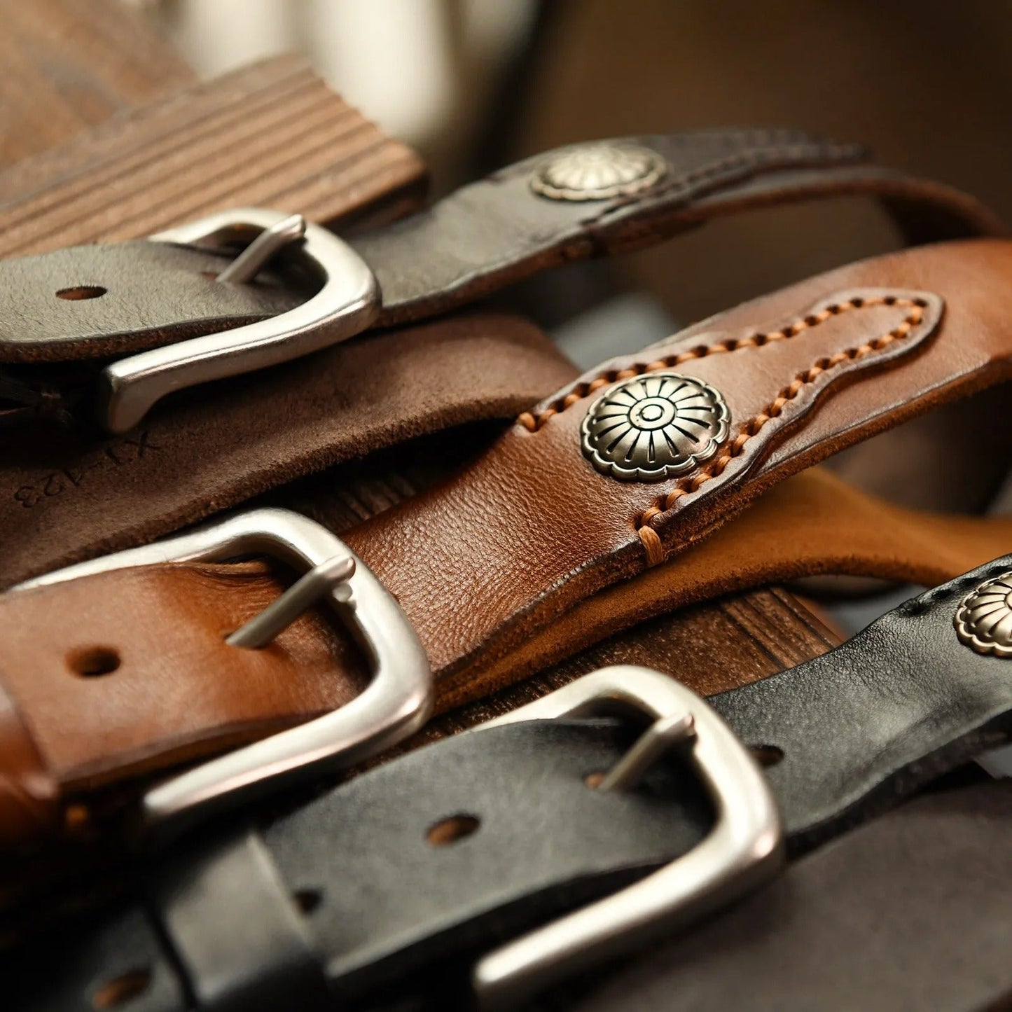 Sierra Heritage 100% fulgrilinear leather belt for a durable and elegant style