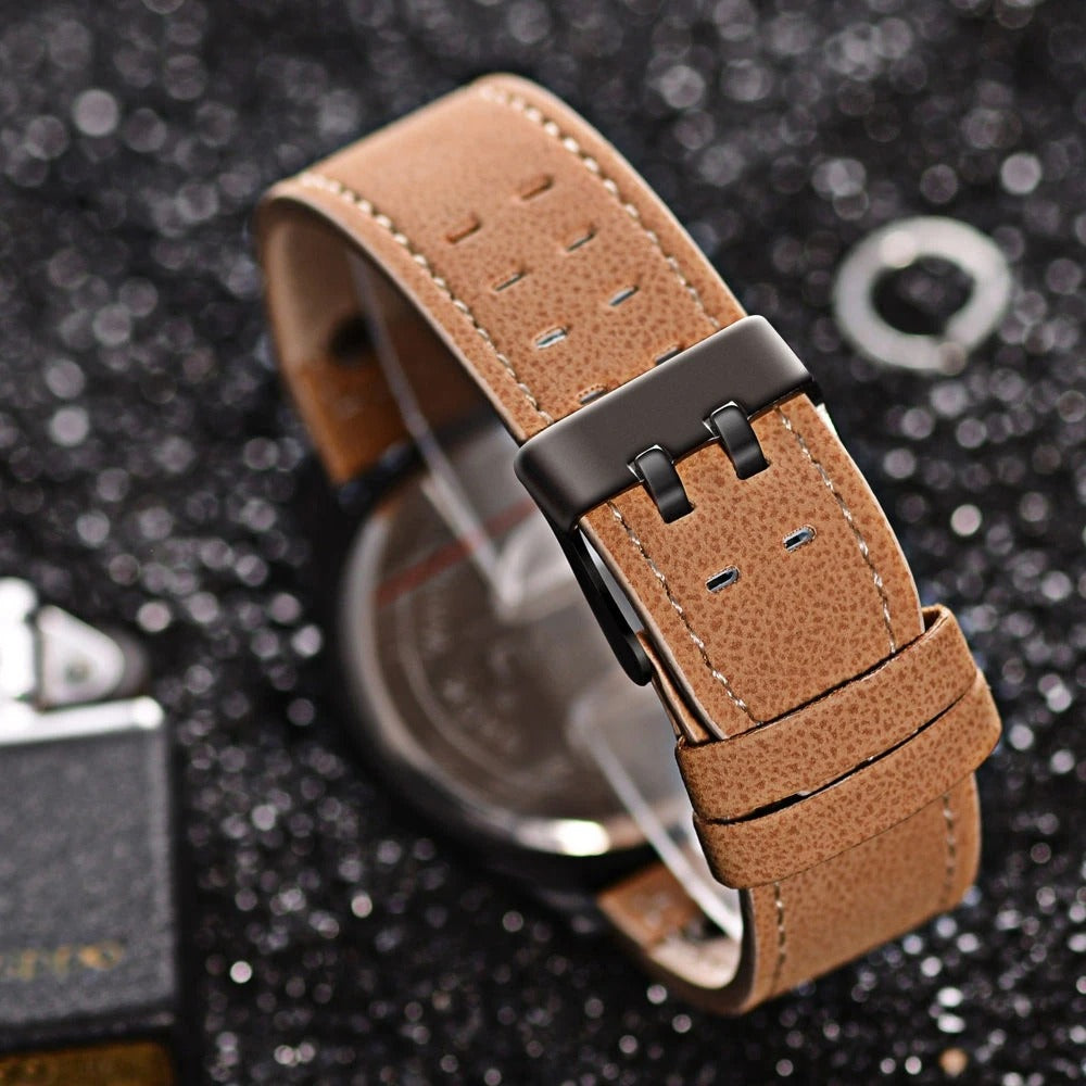 Cowhide leather watch from Fieldline Elegance and durability