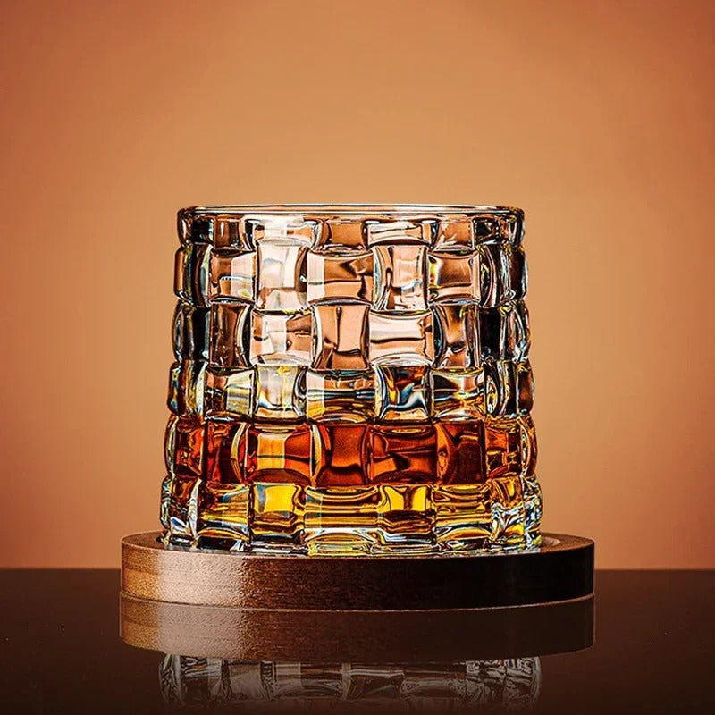 Stylish men's whiskey glass