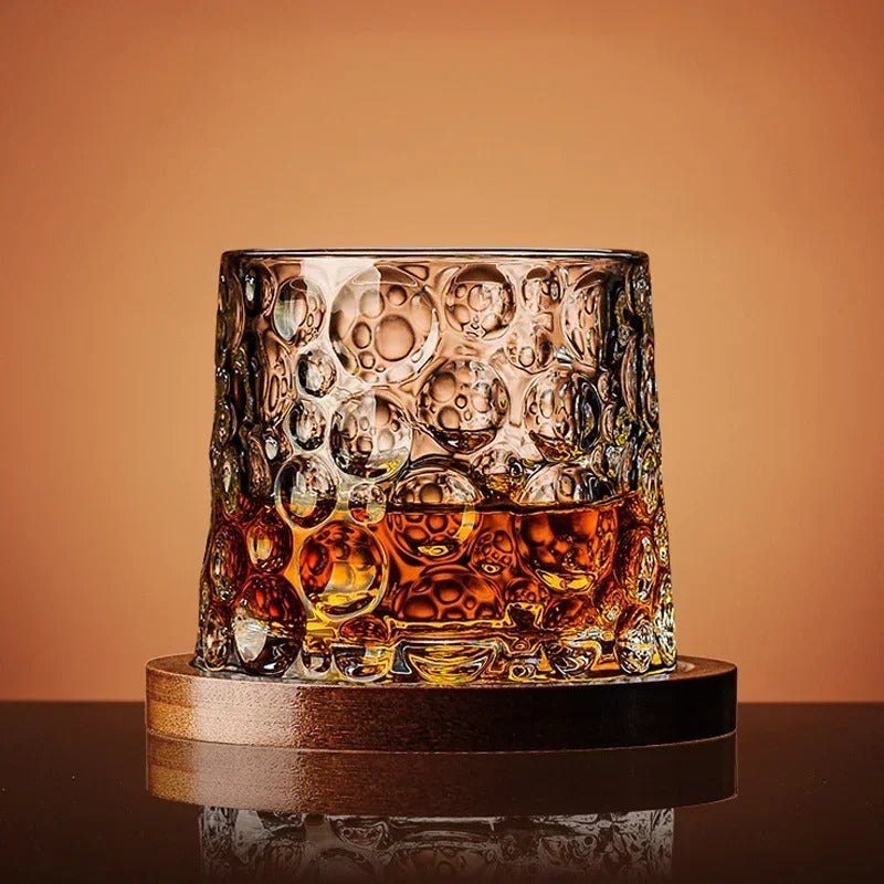 Stylish men's whiskey glass