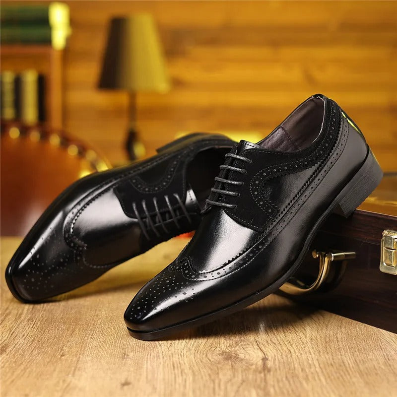 Elegant Regent Brogue Oxford - Tidløs stil og overlegen komfort