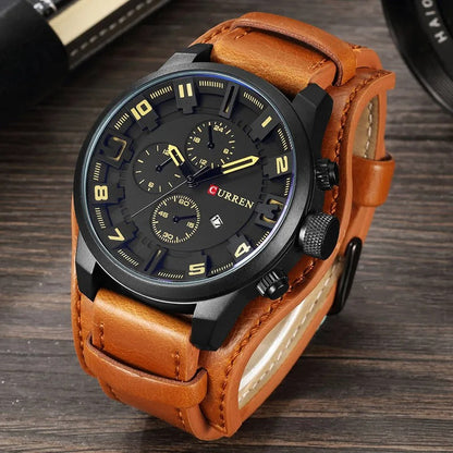 Legacy Leather Chronograph Watch