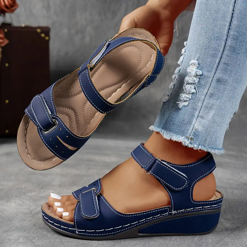 Tilde™ ortopædiske sandaler med kilehæl