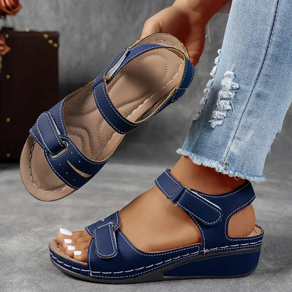 Tilde™ ortopædiske sandaler med kilehæl