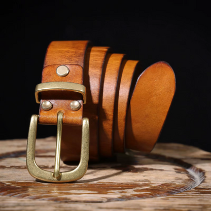 Harlan full grain leather belt for an elegant and durable look