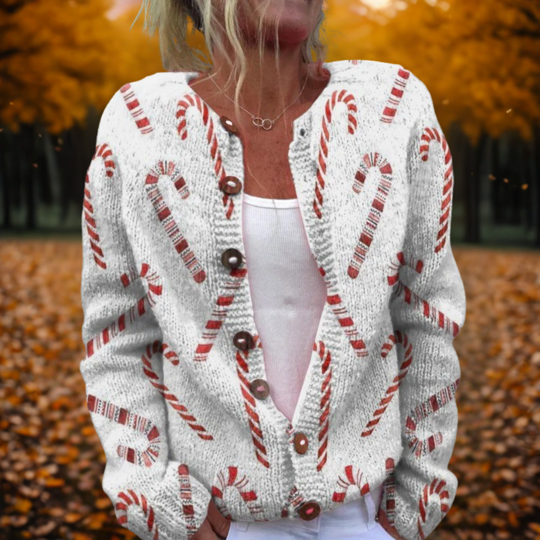 ELISE l Blød strikcardigan til hverdag
