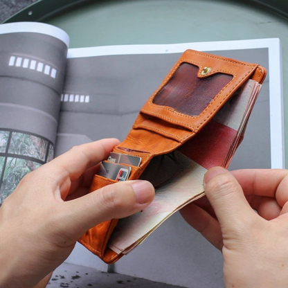 Elegant Hanover leather wallet for style-conscious wearers