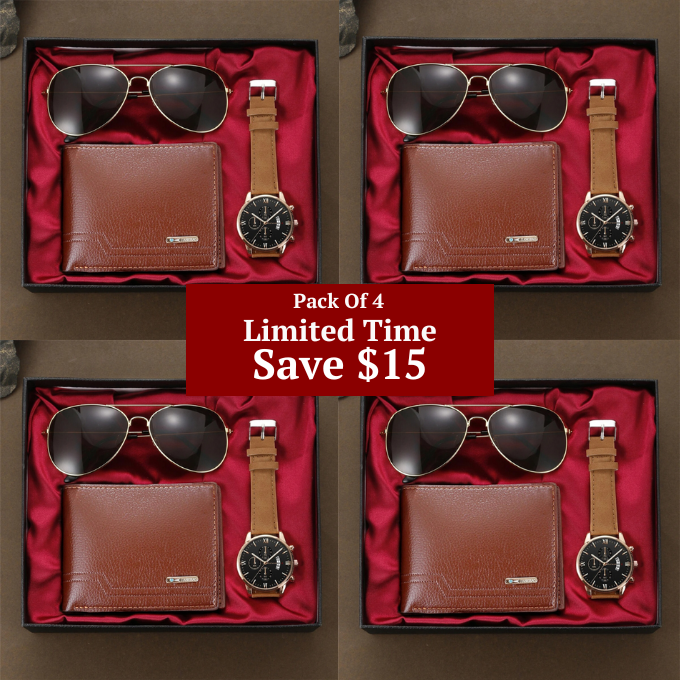 Exclusive 3-in-1 gift box for men