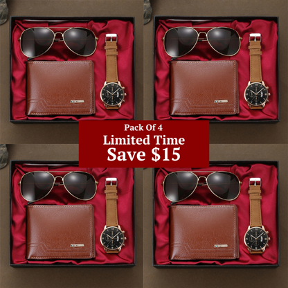 Exclusive 3-in-1 gift box for men