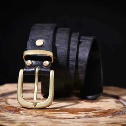 Harlan full grain leather belt for an elegant and durable look