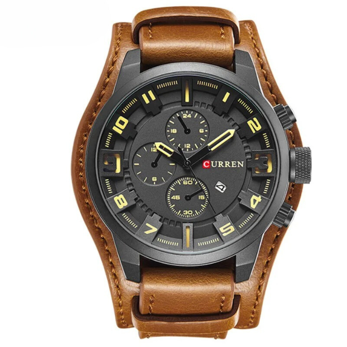 Legacy Leather Chronograph Watch