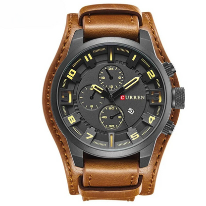 Legacy Leather Chronograph Watch