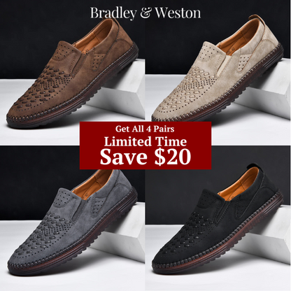 Carter James Premium Ægte Læder Loafer til Elegant Komfort