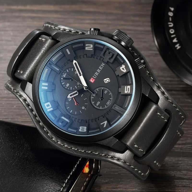 Legacy Leather Chronograph Watch