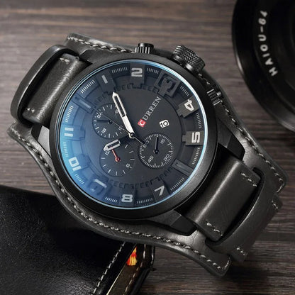Legacy Leather Chronograph Watch