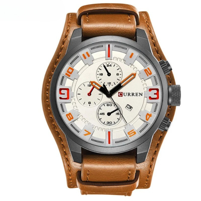 Legacy Leather Chronograph Watch