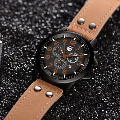 Cowhide leather watch from Fieldline Elegance and durability