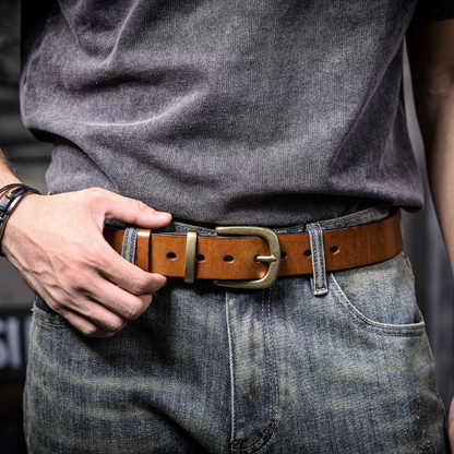 Harlan full grain leather belt for an elegant and durable look