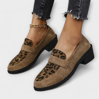 Karla | Elegante Damestøvler med Leopardprint