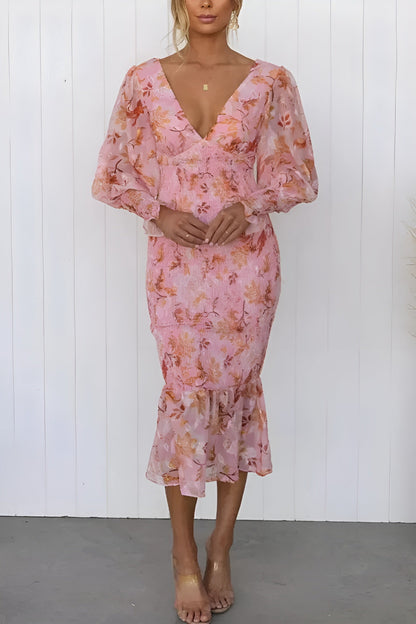 Ynne™ - Elegant blomsterkjole