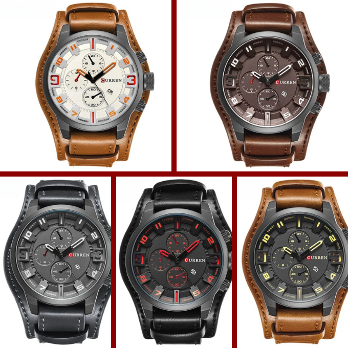 Legacy Leather Chronograph Watch