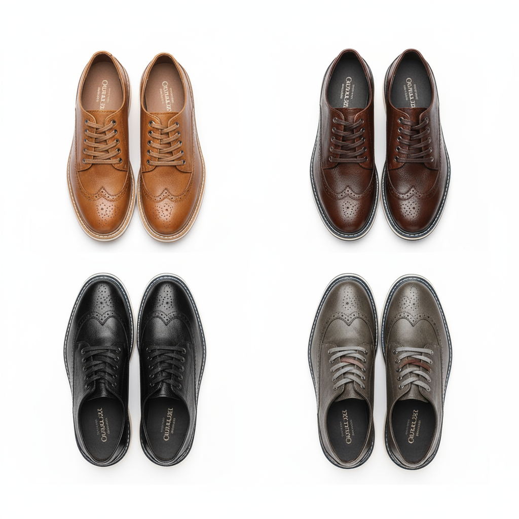 Der Brogue Ægte Lædersneaker – Stilfuld og Komfortabel